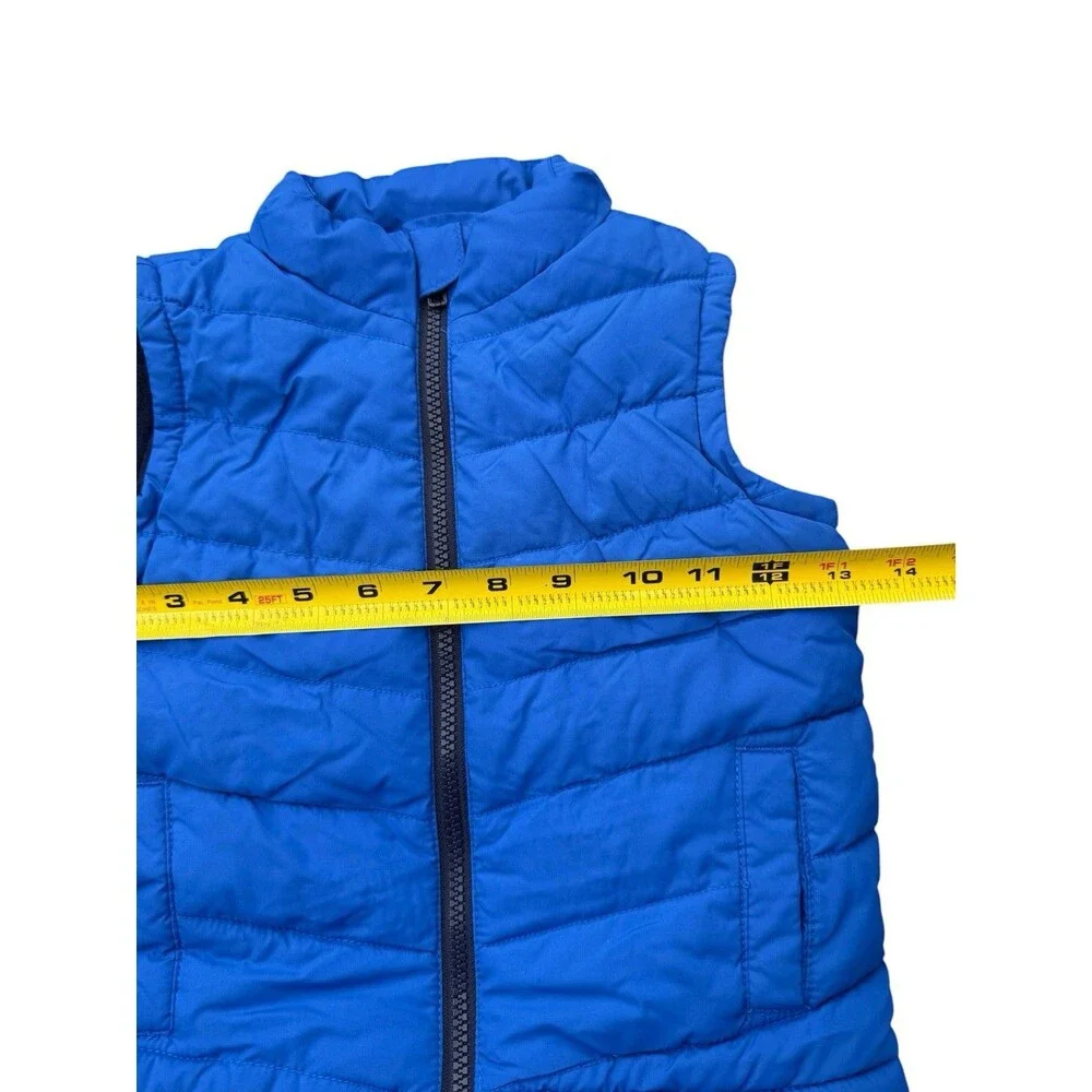Gymboree Sleeveless Blue Boys Quilted Puffer Vest Size 12-24months